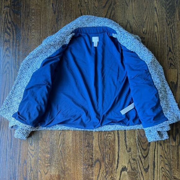 Chicos Open Front Tweed Jacket Size 2 - Picture 10 of 11